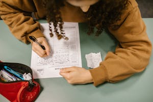 Student Cheating During an Exam